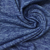Blue Marl Jersey Knit, Polyester — photo 3