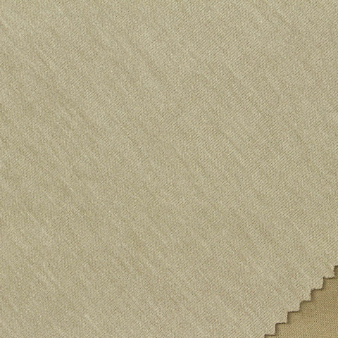 Polyester Viscose Stretch Scuba Knit Fabric, 260 gsm, 170 cm — Khaki