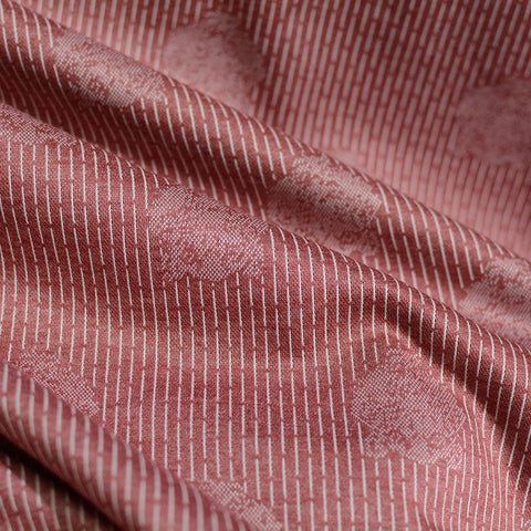 Red Abstract Jacquard, Poly-Viscose, 150 cm, ref EF-4319