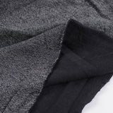 Dark Grey Marl Rib Knit, Cotton-Poly — photo 3