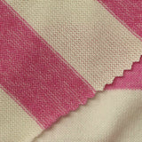 Pink Horizontal-Stripe Chunky Knit, Viscose-Poly — photo 3
