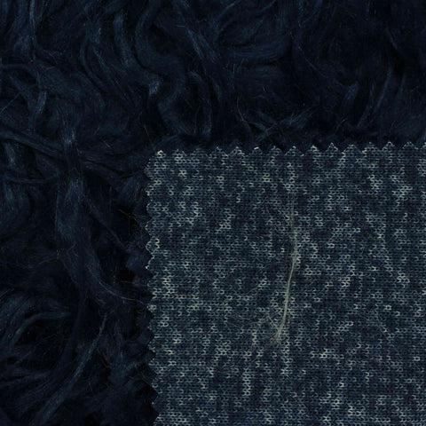 Acrylic Polyester Knit Fabric, 480 gsm, 170 cm — Navy