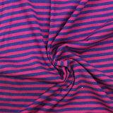 Pink Horizontal-Stripe Knit, Viscose — photo 3