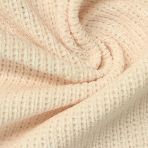Cream Diamond Chenille, Polyester