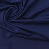 Polyester Stretch Milk Silk Knit Fabric, 170 gsm, 160 cm — Navy — photo 3