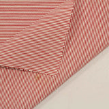 Red Horizontal-Stripe Woven, Cotton — photo 3