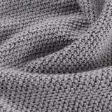 Grey Marl Interlock Knit, Polyester — photo 3