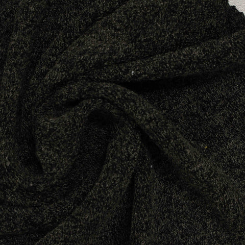 Black Marl Jersey Knit, Polyester, 200 gsm, 150 cm, ref EF-209062