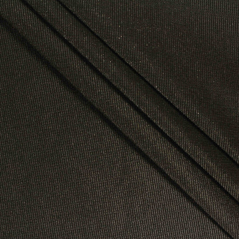 Dark Grey Marl Ponte Knit, Polyester, 255 gsm
