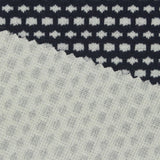 Jacquard Cotton Polyester Knit Fabric, 270 gsm, 175 cm — Navy — photo 3