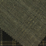 Black Plaid Interlock Knit, Poly-Viscose — photo 3