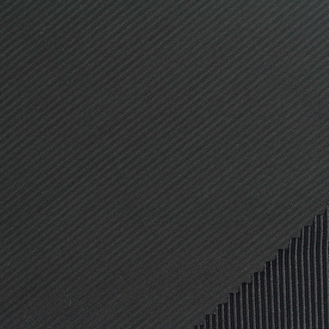 Polyester Stretch Corduroy Fabric, 280 gsm, 150 cm — Black