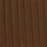 Jacquard Cotton Stretch Rib Knit Fabric, 216 gsm, 120 cm — Brown — photo 3