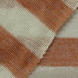 Cream Horizontal-Stripe Jersey Knit, Cotton-Poly — photo 3