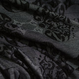 Black Damask Jacquard, Poly-Viscose — photo 3