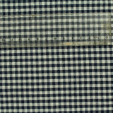 Polyester Cotton Seersucker Fabric, 120 gsm, 145 cm — Navy — photo 3