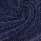 Dark Blue Marl Chenille, Polyester — photo 3
