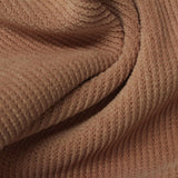 Polyester Stretch Knit Fabric, 320 gsm — Brown — photo 3