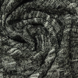 Black Marl Rib Knit, Polyester — photo 3