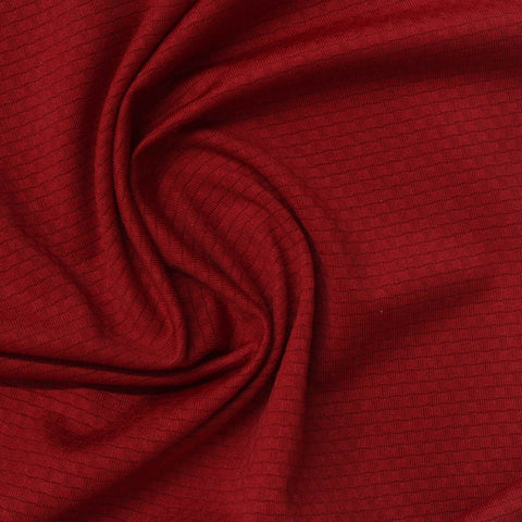 Red Textured Jacquard, Poly-Spandex