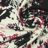 White Splatter Knit, Polyester — photo 3