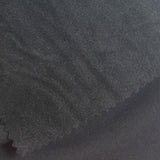 Polyester Stretch Fleece Fabric, 250 gsm, 160 cm — Black — photo 3