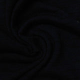 Slub Polyester Viscose Jersey Knit Fabric, 150 gsm, 168 cm — Black — photo 3