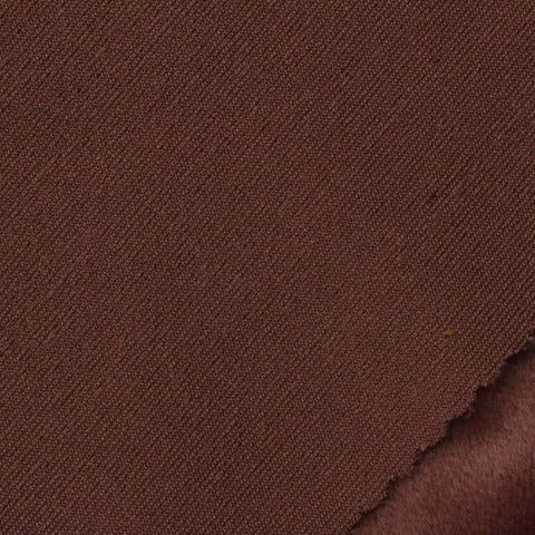 Polyester Stretch Rib Knit Fabric, 251 gsm — Brown