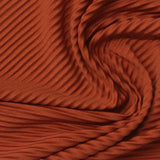 Rust Textured Jersey Knit, Polyester — photo 3