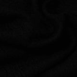 Jacquard Polyester Stretch Knit Fabric, 280 gsm, 150 cm — Black — photo 3