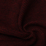 Black Plaid Chunky Knit, Poly-Acrylic — photo 3