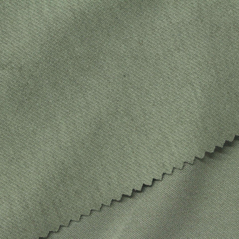 Polyester Viscose Blend Interlock Knit Fabric, 220 gsm, 175 cm — Green