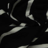 White Horizontal-Stripe Knit, Cotton — photo 3