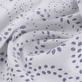 White Floral Jacquard, Poly-Cotton — photo 3