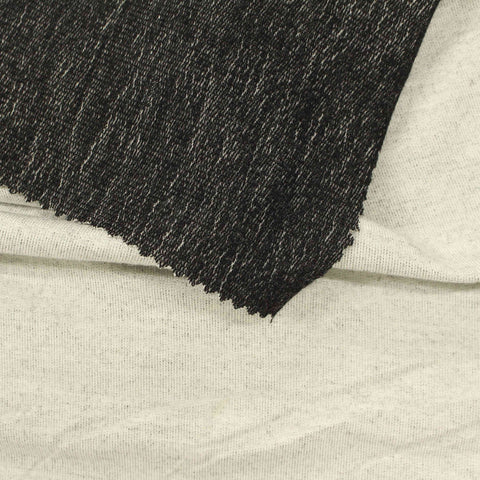 Light Beige Marl French Terry, Viscose-Poly, 317 gsm