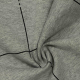 Grey Grid Interlock Knit, Polyester — photo 3