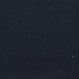 Viscose Stretch Rib Knit Fabric, 215 gsm, 119 cm — Navy — photo 3