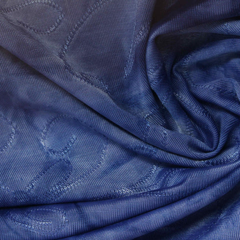 Blue Lines Jersey Knit, Polyester, 199 gsm