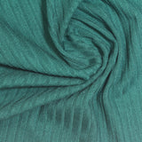 Polyester Stretch Rib Knit Fabric, 210 gsm, 160 cm — Green — photo 3