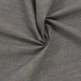 Black Check Woven, Cotton — photo 3