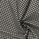 Black Check Woven, Cotton — photo 3