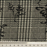 Black Houndstooth Jacquard, Polyester — photo 3