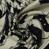 Black Abstract Knit, Viscose — photo 3