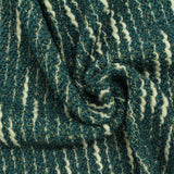 Cream Vertical-Stripe Chunky Knit, Poly-Cotton — photo 3