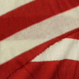 Red Horizontal-Stripe Chunky Knit, Viscose — photo 3