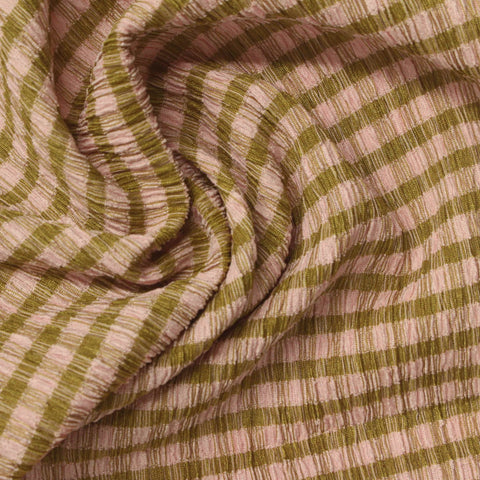 Pink Stripe Warp Knit