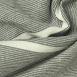 White Diagonal-Stripe Knit, Cotton-Poly — photo 3