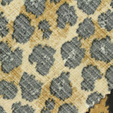 Black Leopard Crepe, Polyester — photo 3