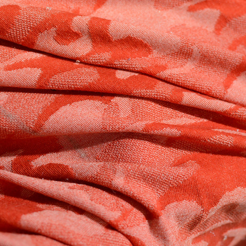 Orange Camo Knit, Spandex