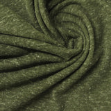 Green Marl Jersey Knit, Poly-Linen — photo 3